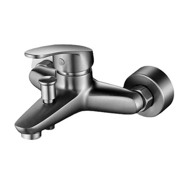 Refined Copper Single Handle Hot And Cold Water Bathtub Faucet