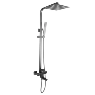 Stainless Steel Modern Square Rain Shower Set