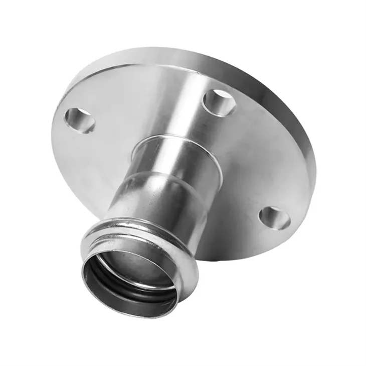 Stainless Steel Flange Coupling With Pressing Stainless Steel Pipe