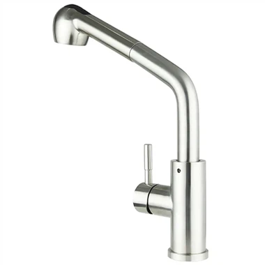 Stainless Steel Pull Down Kitchen Handle Water Mixer