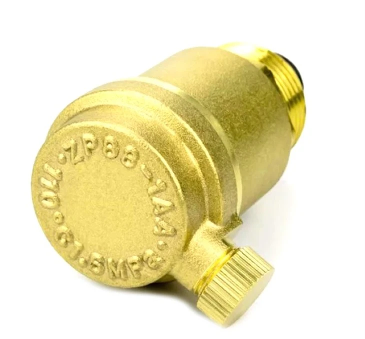 Floor Heating System Brass External Thread Exhaust Valve